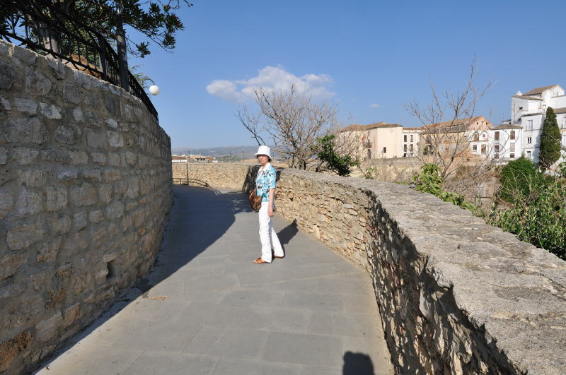 パラドール・デ・ロンダ[Parador de Ronda]脇の遊歩道