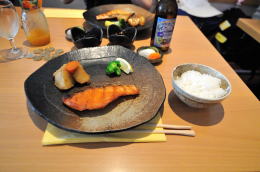 シャモニの日本料理店「さつき」店内(シャモニ)