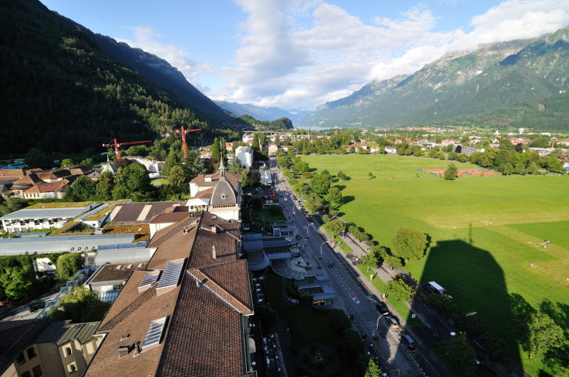 ホテル・メトロポール[Metropole Interlaken]からの眺望