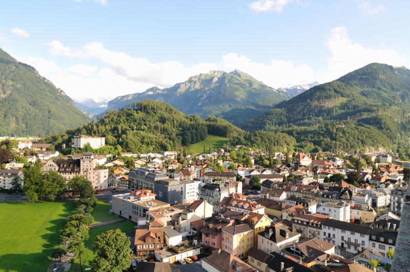 ホテル・メトロポール[Metropole Interlaken]からの眺望