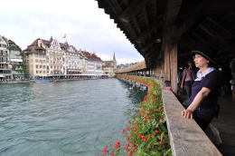カペル橋[Kapellbrücke](ルツェルン)
